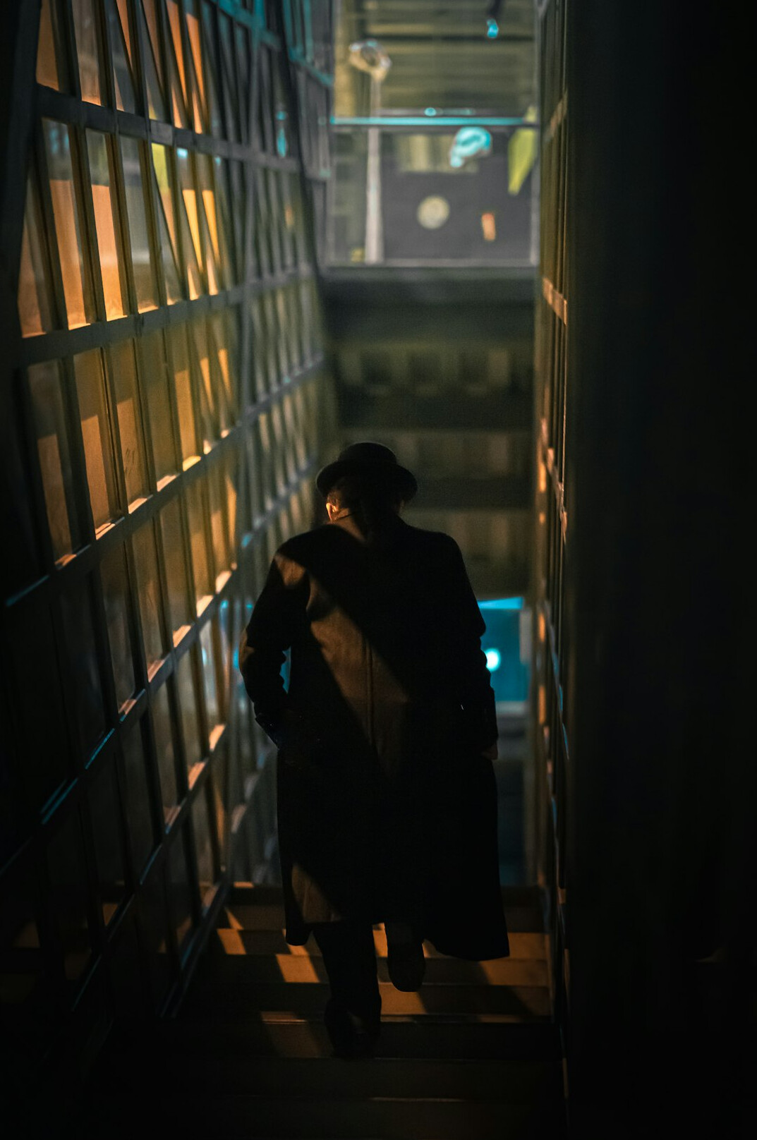 detective investigating scene